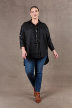 Load image into Gallery viewer, Nama Frill Shirt Ebony