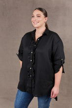 Load image into Gallery viewer, Nama Frill Shirt Ebony