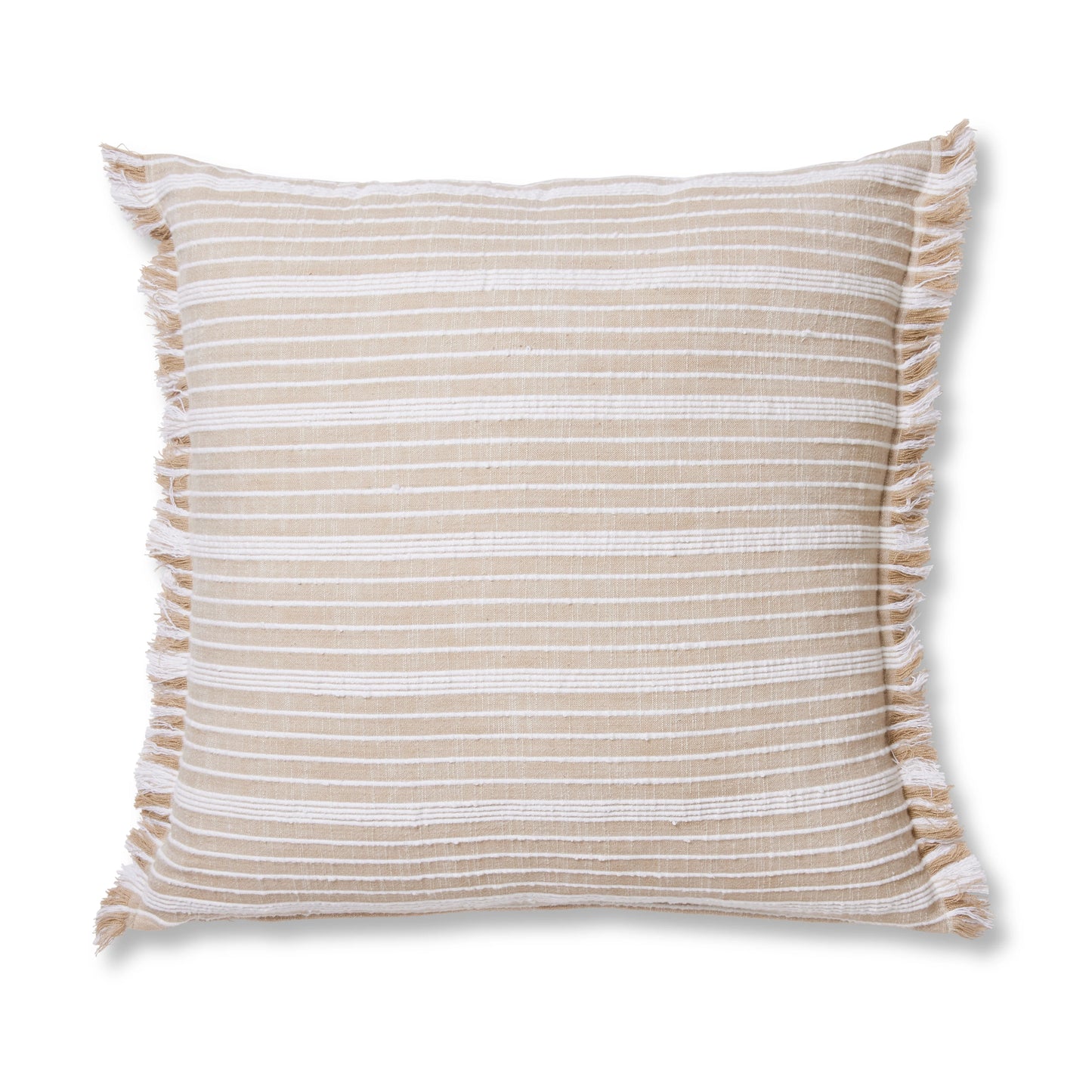 Nixon Beige Stripe Cushion 50cm - Pickup In Store Only