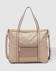 Louenhide Nora Beige Nylon Tote Bag