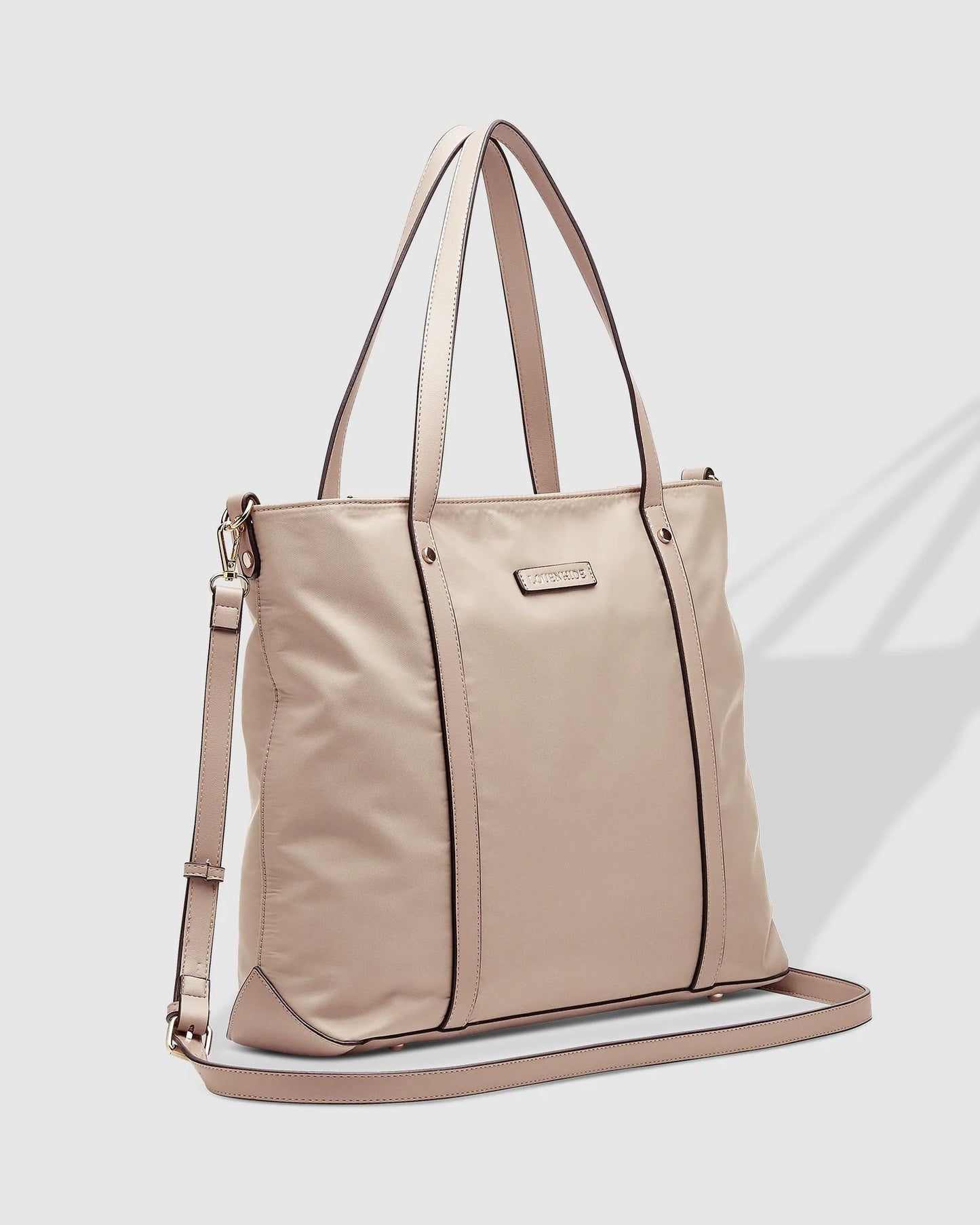 Louenhide Nora Beige Nylon Tote Bag