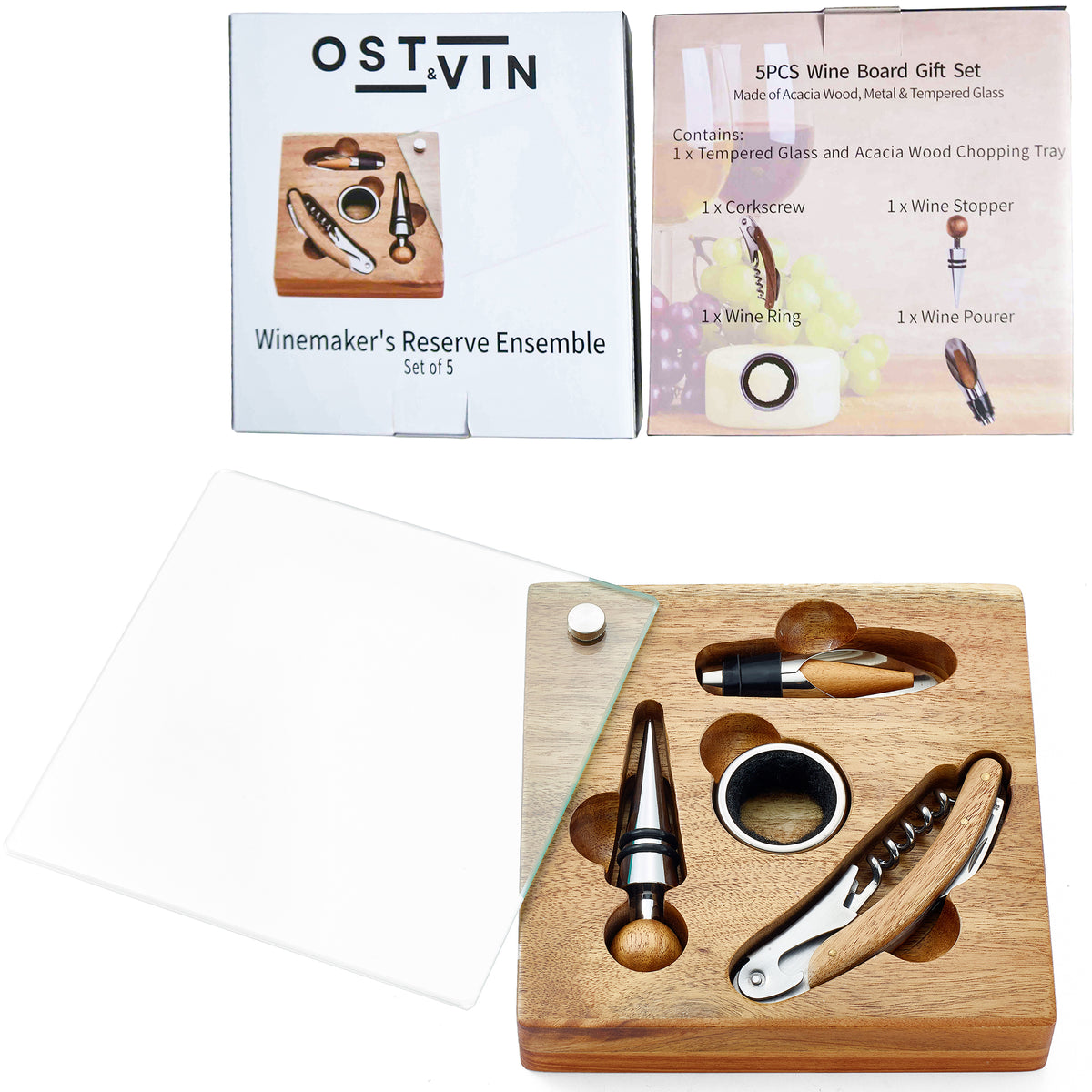 6PCS Wine Board Gift Set