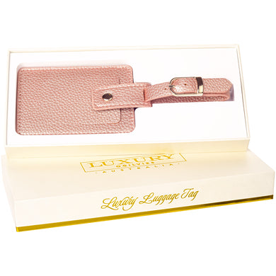 Luxury Rose Gold Luggage Tag