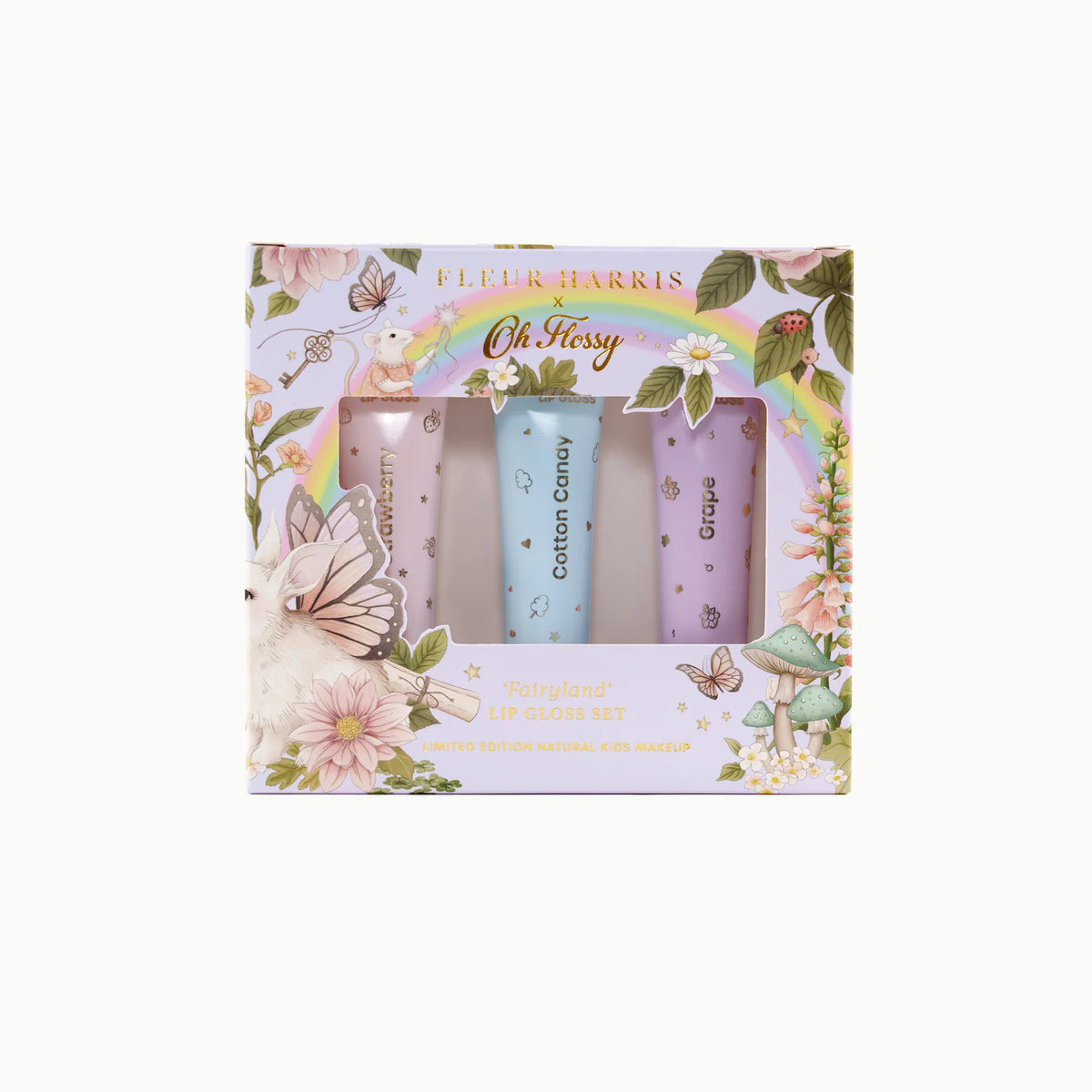 Fairyland Natural Lip Gloss Trio for Kids