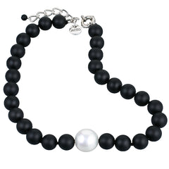 Coco Onyx & Spanish Pearl Necklace
