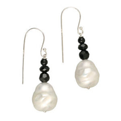 Agate & Freshwater Pearl Earrings