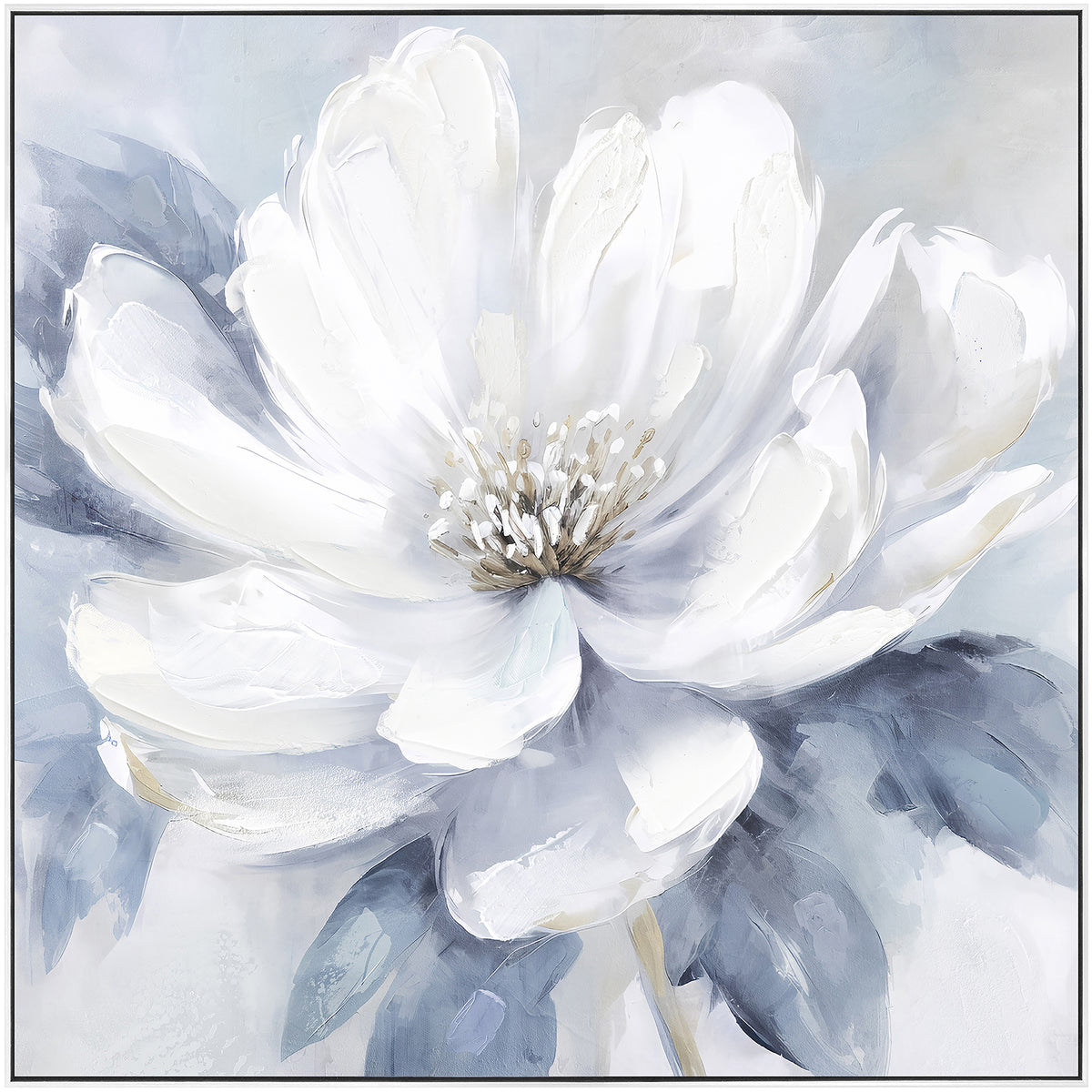 Bloomin' Beauty Painting 82x82 – Floral Wall Artwork (Pick Up Only)