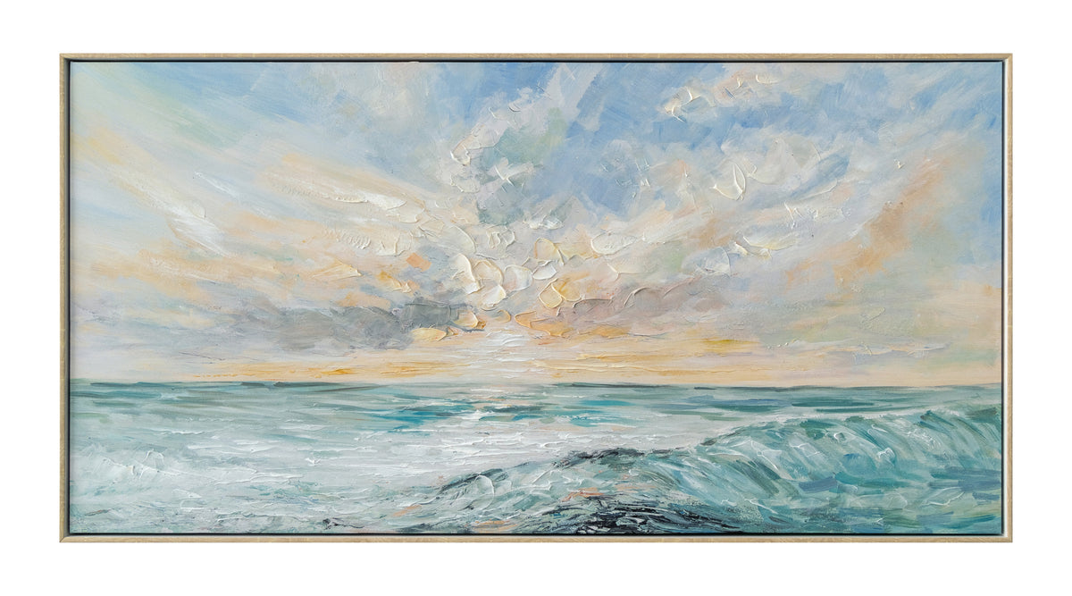 Ocean-Inspired Landscape Artwork - In-store Pickup Only