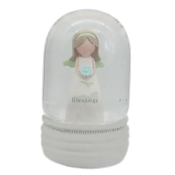 Angelic Water Globe 10cm Blessings