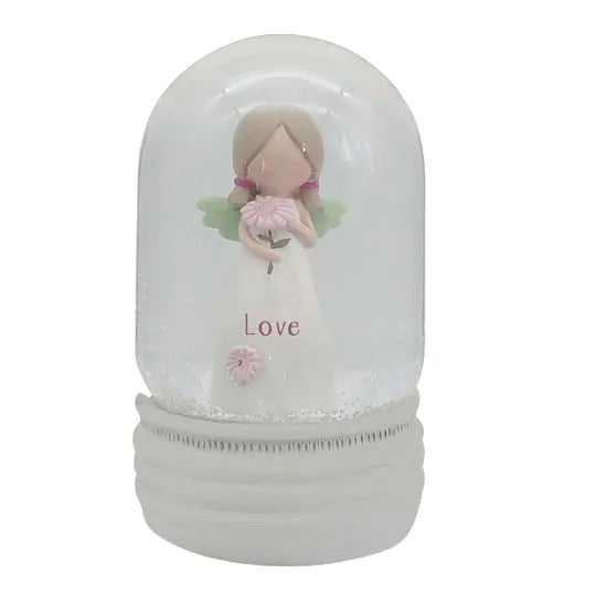 Angelic Water Globe 10cm Love