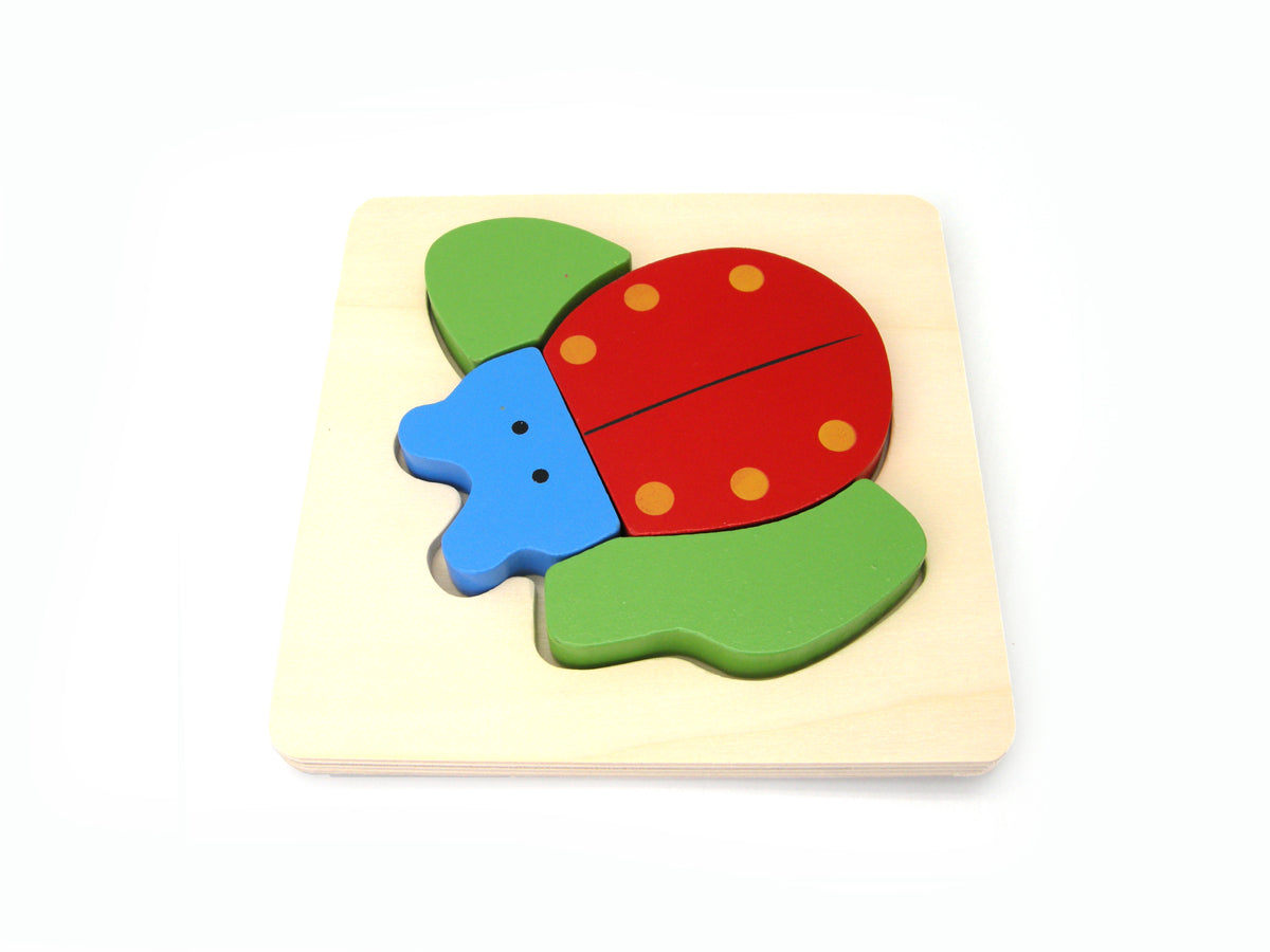 Ladybird Wooden Puzzle for Toddlers