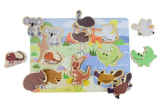 Wooden Chunky Puzzle – Bush Buddies Australian Animals