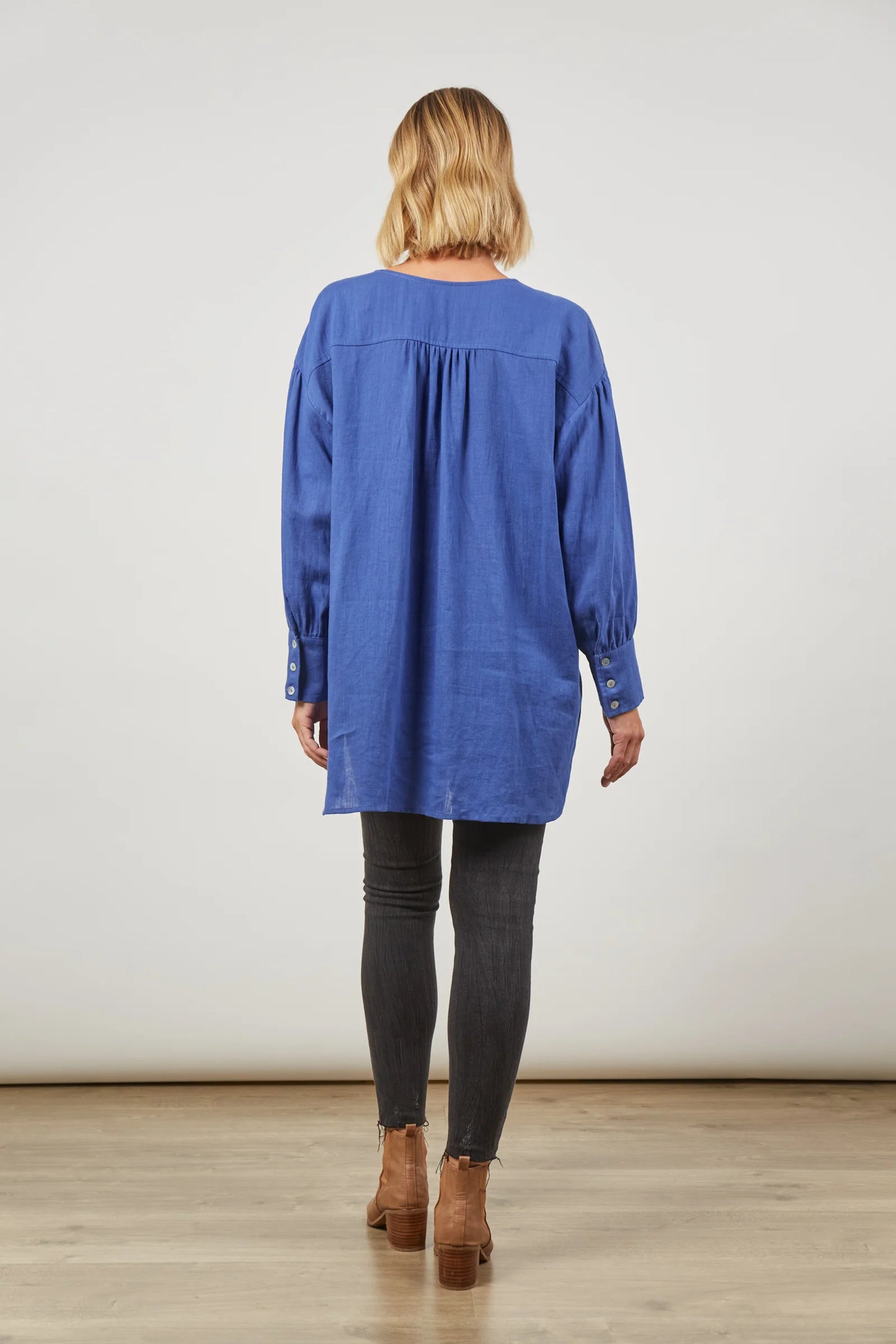 Panorama Blouse Azure