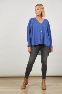 Panorama Blouse Azure