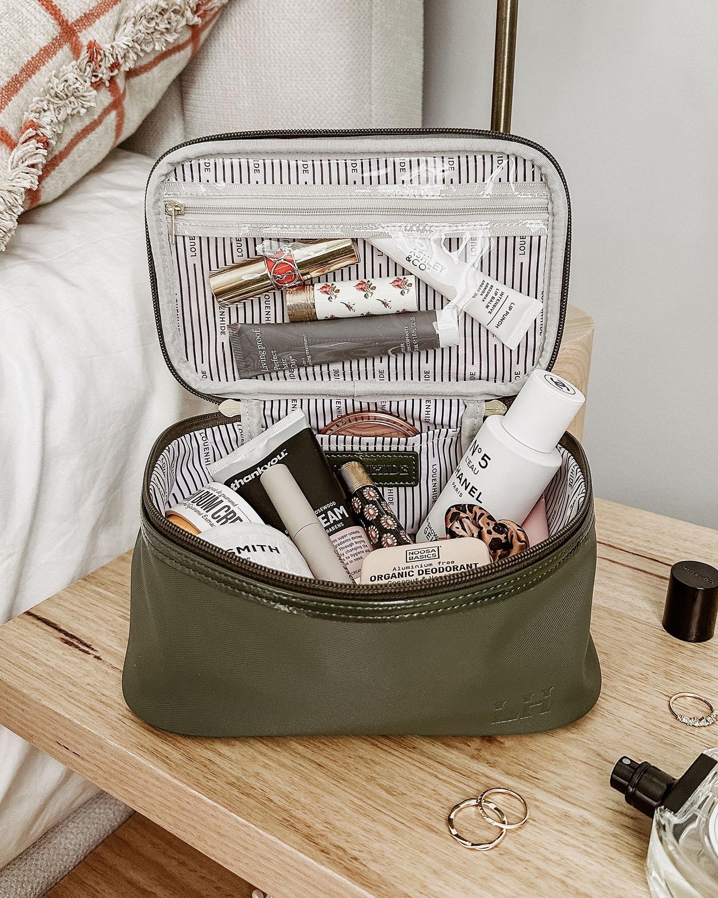 Louenhide Paris and Iggy Cosmetic Case Set Khaki