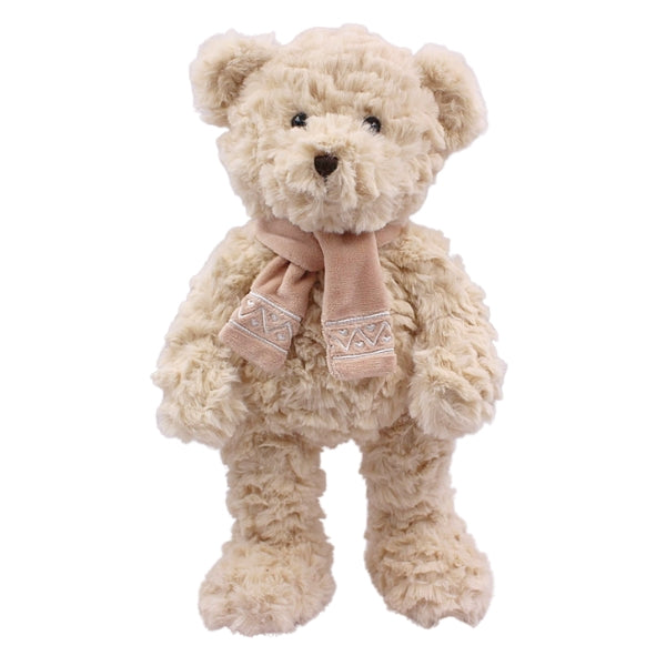 Petite Vous Evie the Bear Soft Toy with Pink Scarf