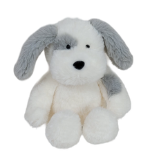 Petite Vous Henry the Dog Mini Soft Toy in Grey and White with Jumper