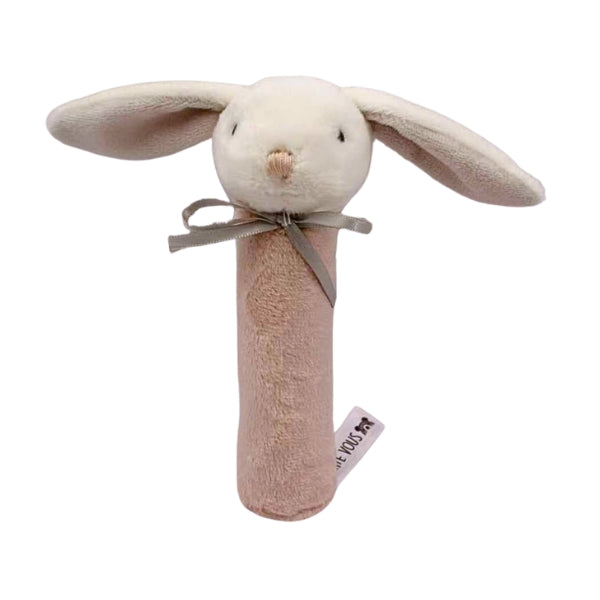 Petite Vous Mia the Bunny Squeaker in Dusty Pink