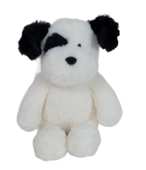 Petite Vous Harry the Dog Mini Soft Toy in Black and White with Jumper