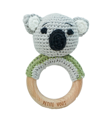 Petite Vous Ozzie Koala Crochet Ring Rattle