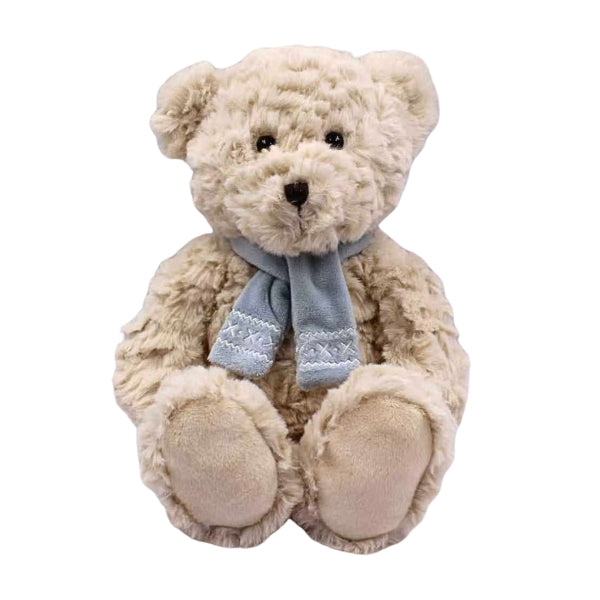 Petite Vous Eddie the Bear Soft Toy with Blue Scarf