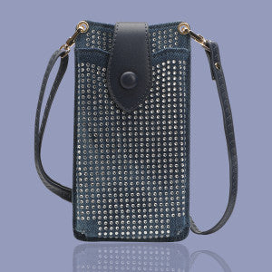 Crossbody Phone Pouch Denim