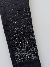 Load image into Gallery viewer, Crop Pants Diamante Detail Black
