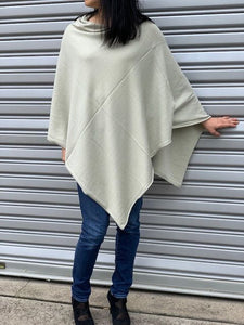 Light Weight Poncho Mint Green