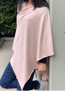 Light Weight Poncho Skin Pink