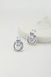 Zafino Poppy Earrings Large Silver