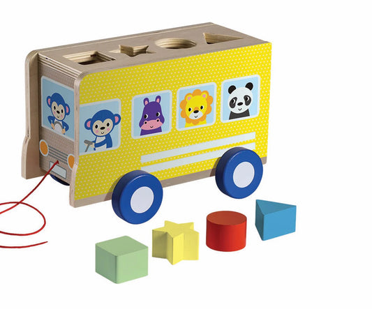 Little Genius Play & Learn Pull-along Shape Sorter