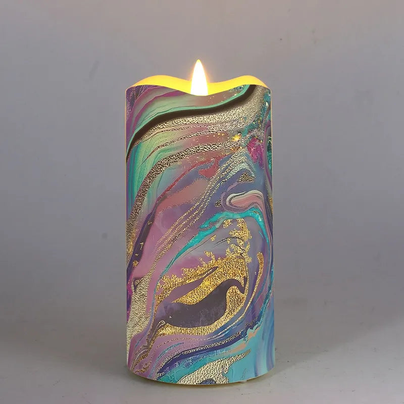 Twilight LED Candle Purple Paradise