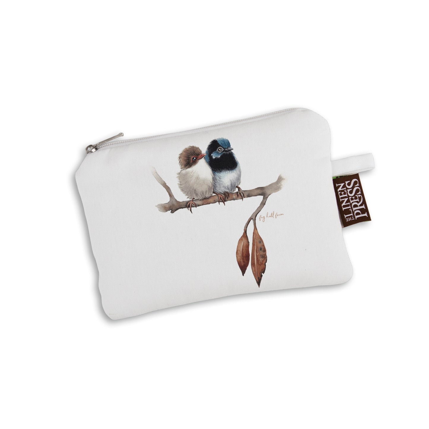 Fig Hill Farm Purse Fairy Wrens White