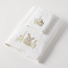 Some Bunny Loves You Baby Bath Towel & Face Washer