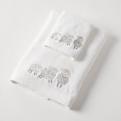 Embroidered Baby Bath Towel & Face Washer Gift Set