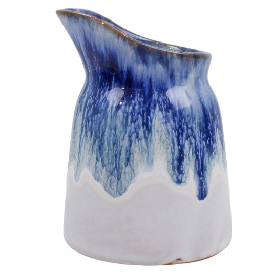 Ceramic Sauce Jug Blue 13 X 9