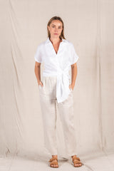 Baker  Linen Shirt - White