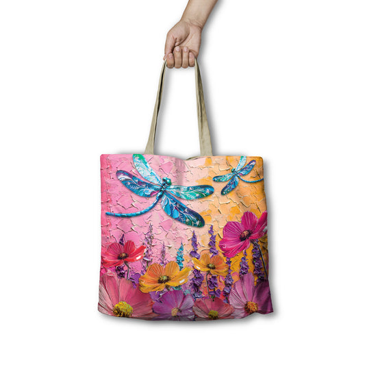 Shopping Bag Playful Dragonfly