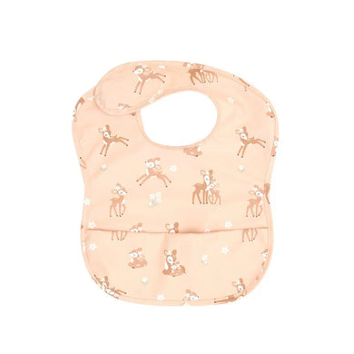 All 4 Ella Recycled Pouch Bib Fawn