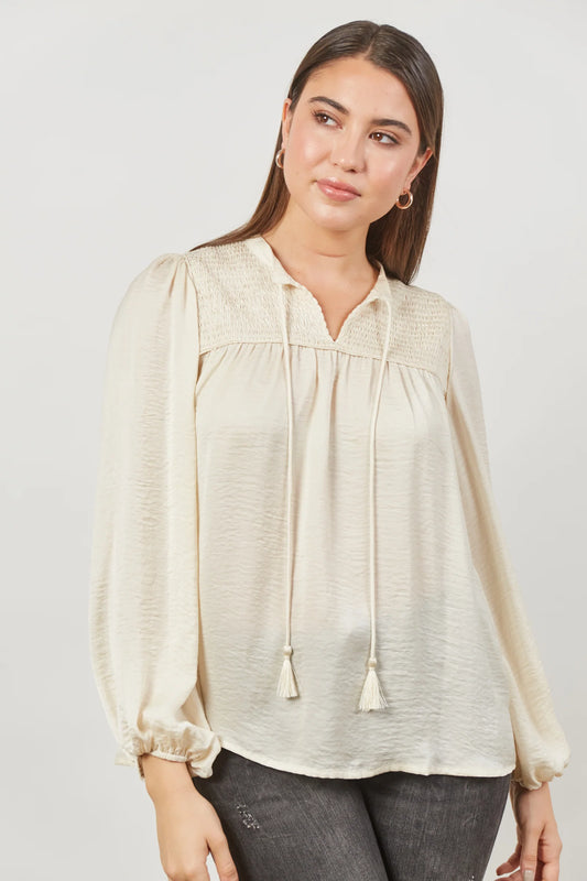 Romance Blouse Creme