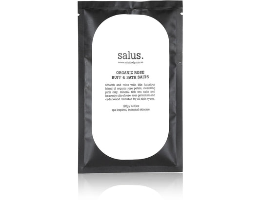 Salus Organic Rose Buff & Bath Salts