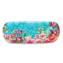 Load image into Gallery viewer, Lisa Pollock Glasses Case Gold Rose Bouquet