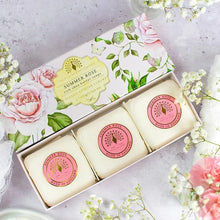 Load image into Gallery viewer, Gift Soap Bars Summer Rose 3x100g