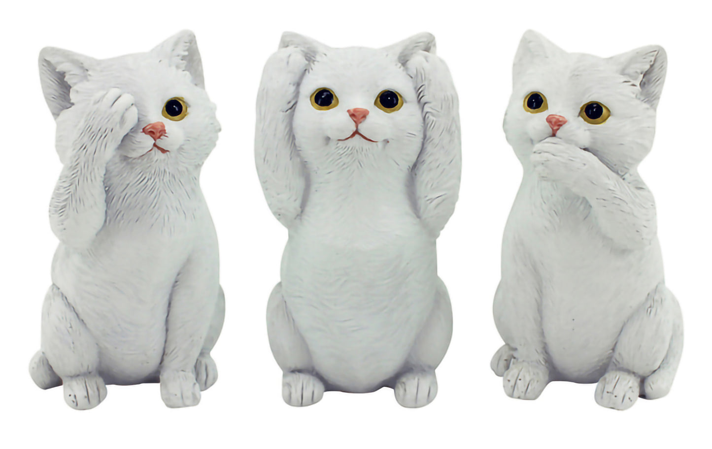 HSS Cat Set White - Elegant and Charming