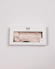 Pure Mulberry Silk Eye Mask - Peony pink