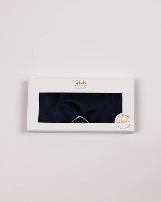 Mulberry Silk Eye Mask - Navy