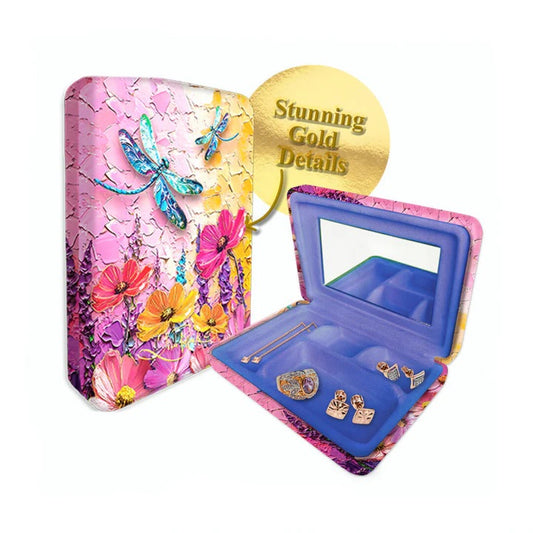 Jewel Case Playful Dragonflies