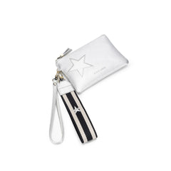 Black Caviar Stellina Pouch Silver