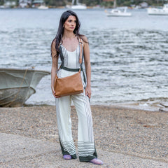 Black Caviar Dana Tan Crossbody Bag