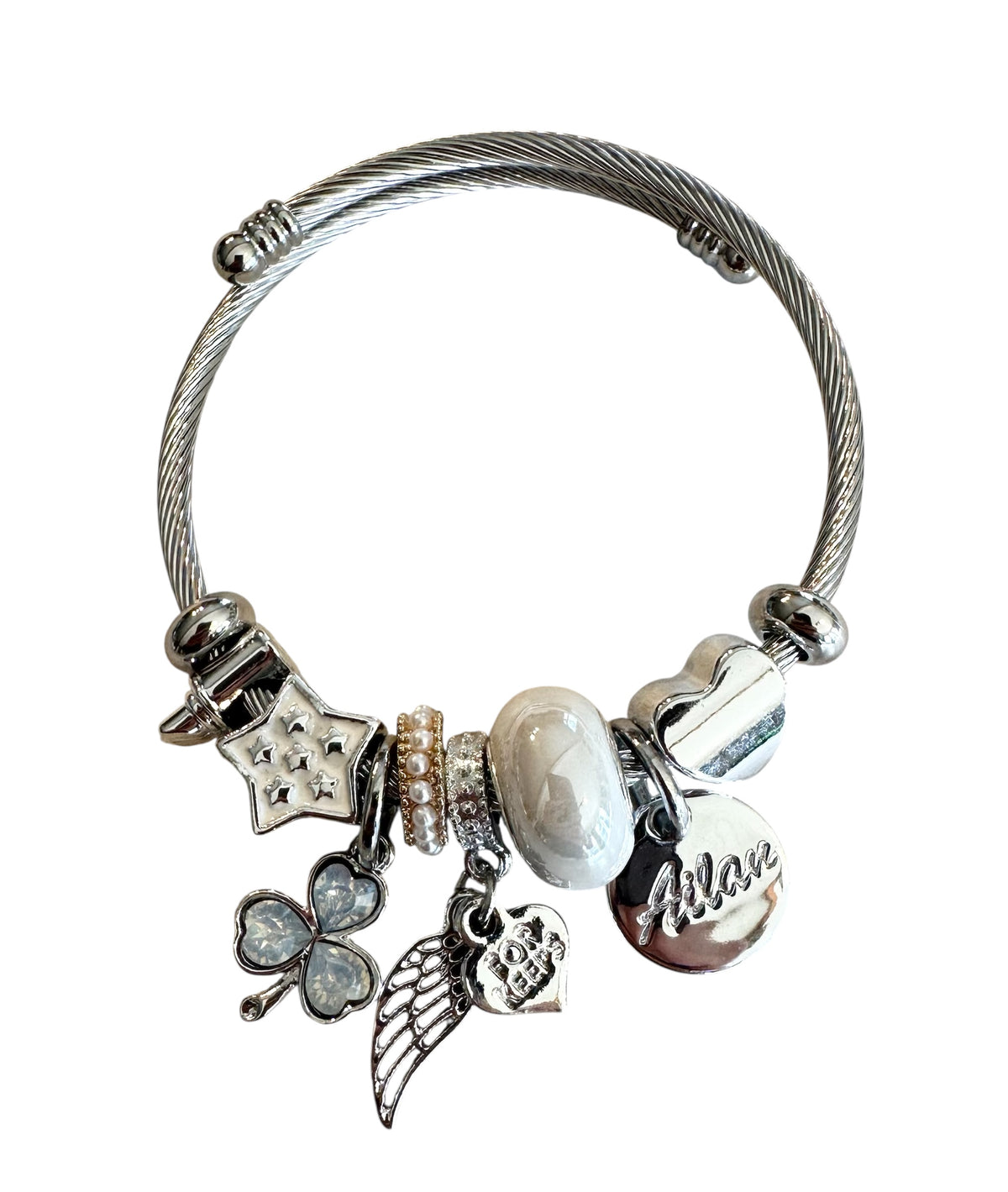 Bella Bangle - White